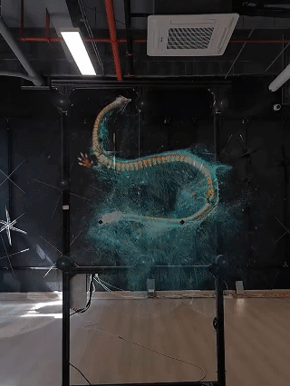 3D Holographic Machine Fan